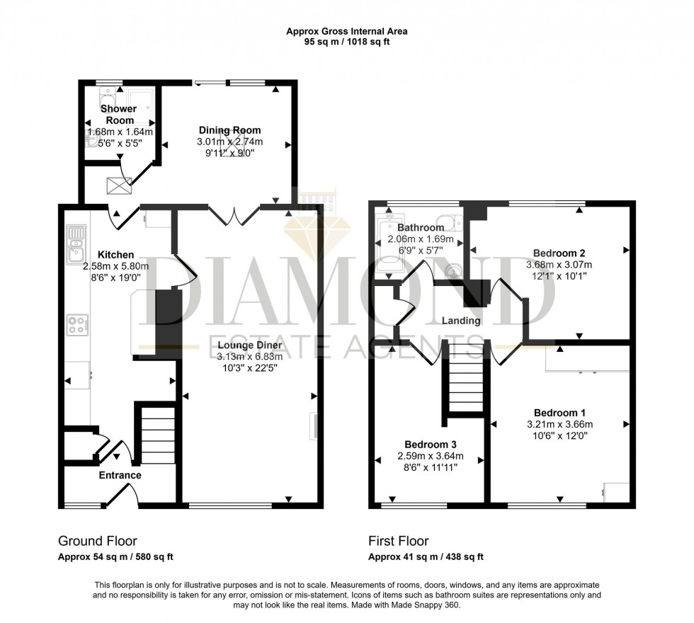 Floorplan for Narrow Lane, Tiverton, EX16