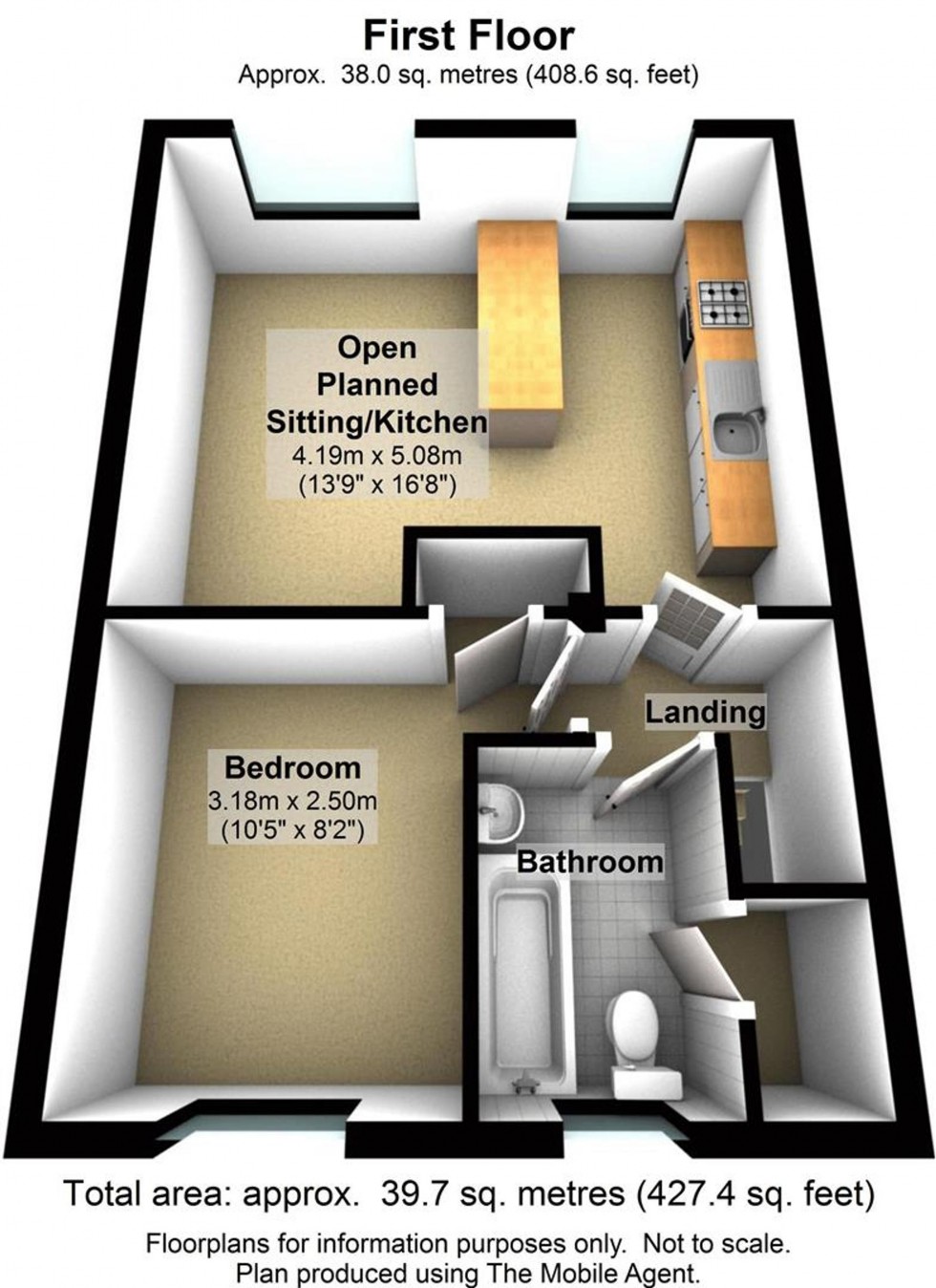 Floorplan for Carew Road, Tiverton, EX16