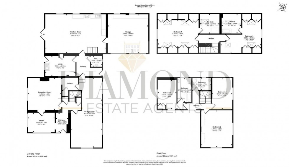 Floorplan for Nomansland, Tiverton, EX16