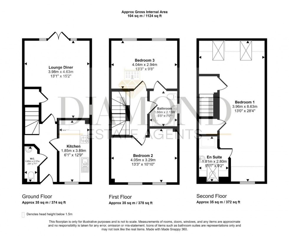 Floorplan for Enterprise Avenue, Tiverton, EX16