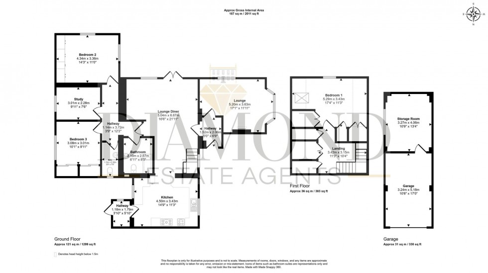 Floorplan for Seven Crosses, Tiverton, EX16