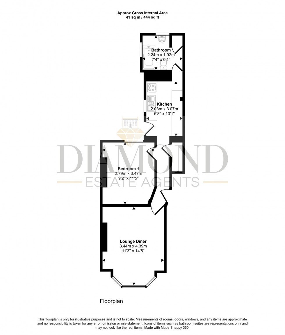 Floorplan for Belmont Road, Tiverton, EX16
