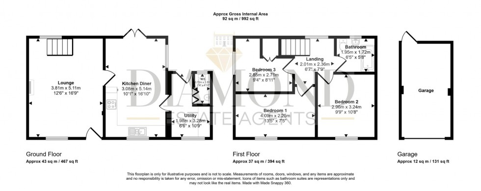 Floorplan for Fore Street, Witheridge, EX16