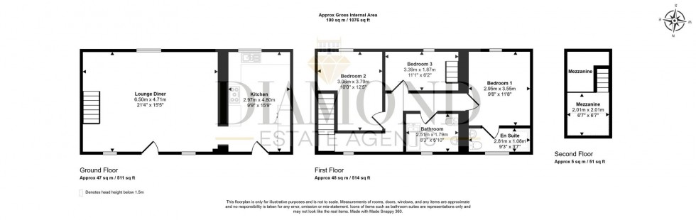Floorplan for Ash Mill, Higher Week, EX36
