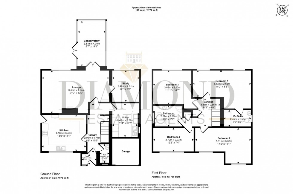 Floorplan for Hensons Drive, Westleigh, EX16