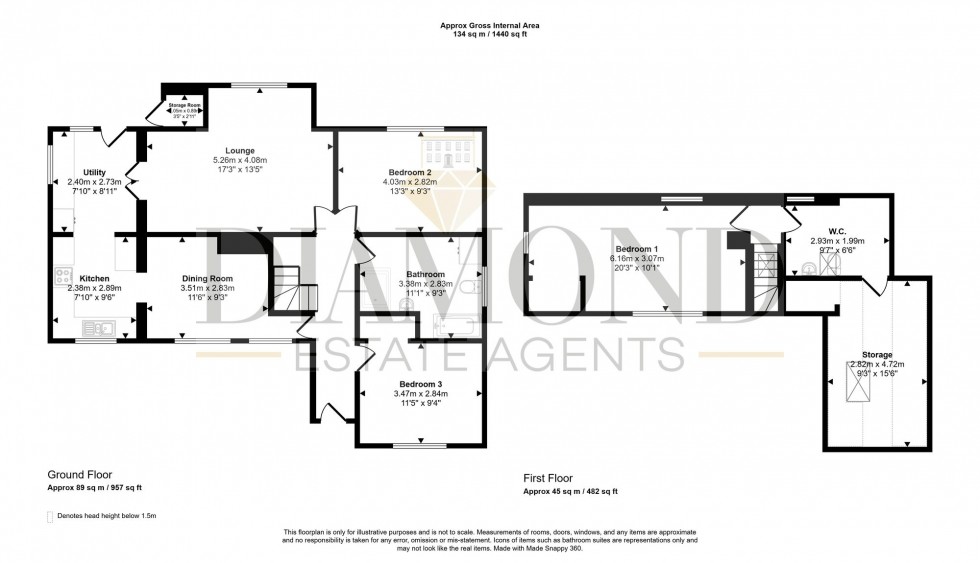 Floorplan for Broomhill, Tiverton, EX16